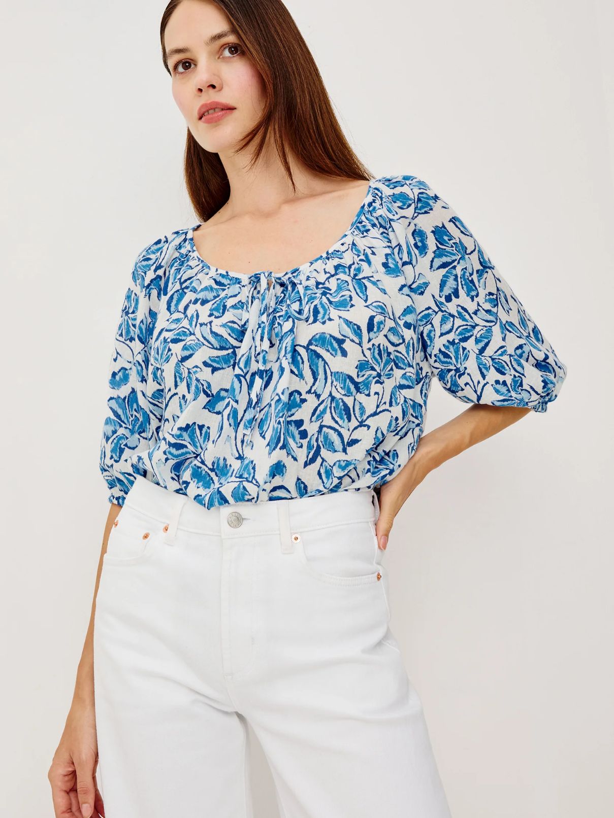 Rails Kirstie Top in Azur Jasmine