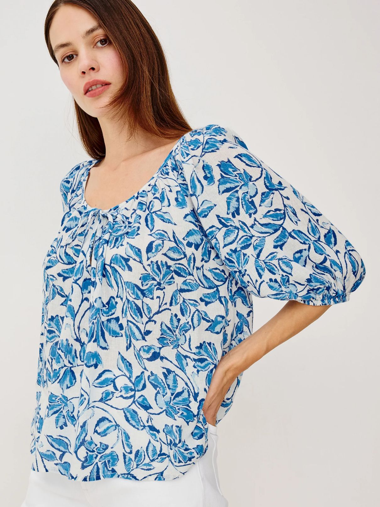 Rails Kirstie Top in Azur Jasmine