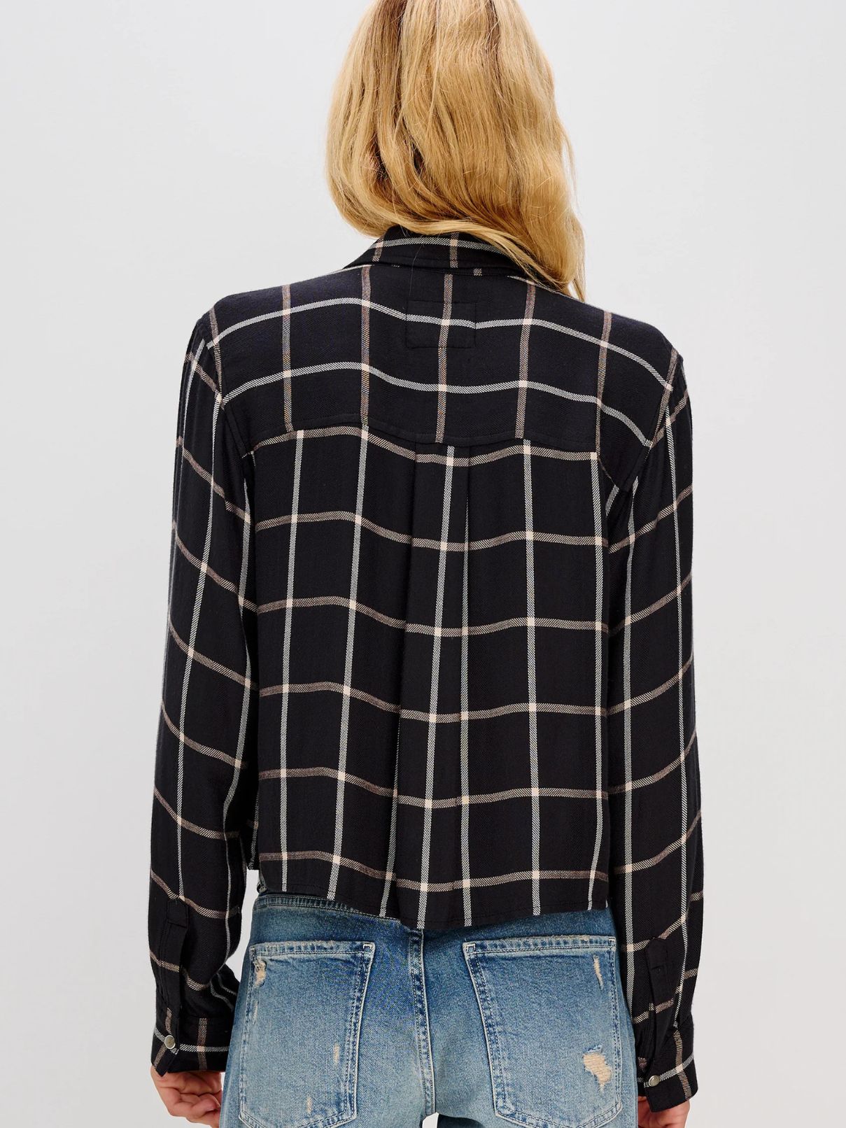 Rails Malin Shirt in Onyx Sand Birch