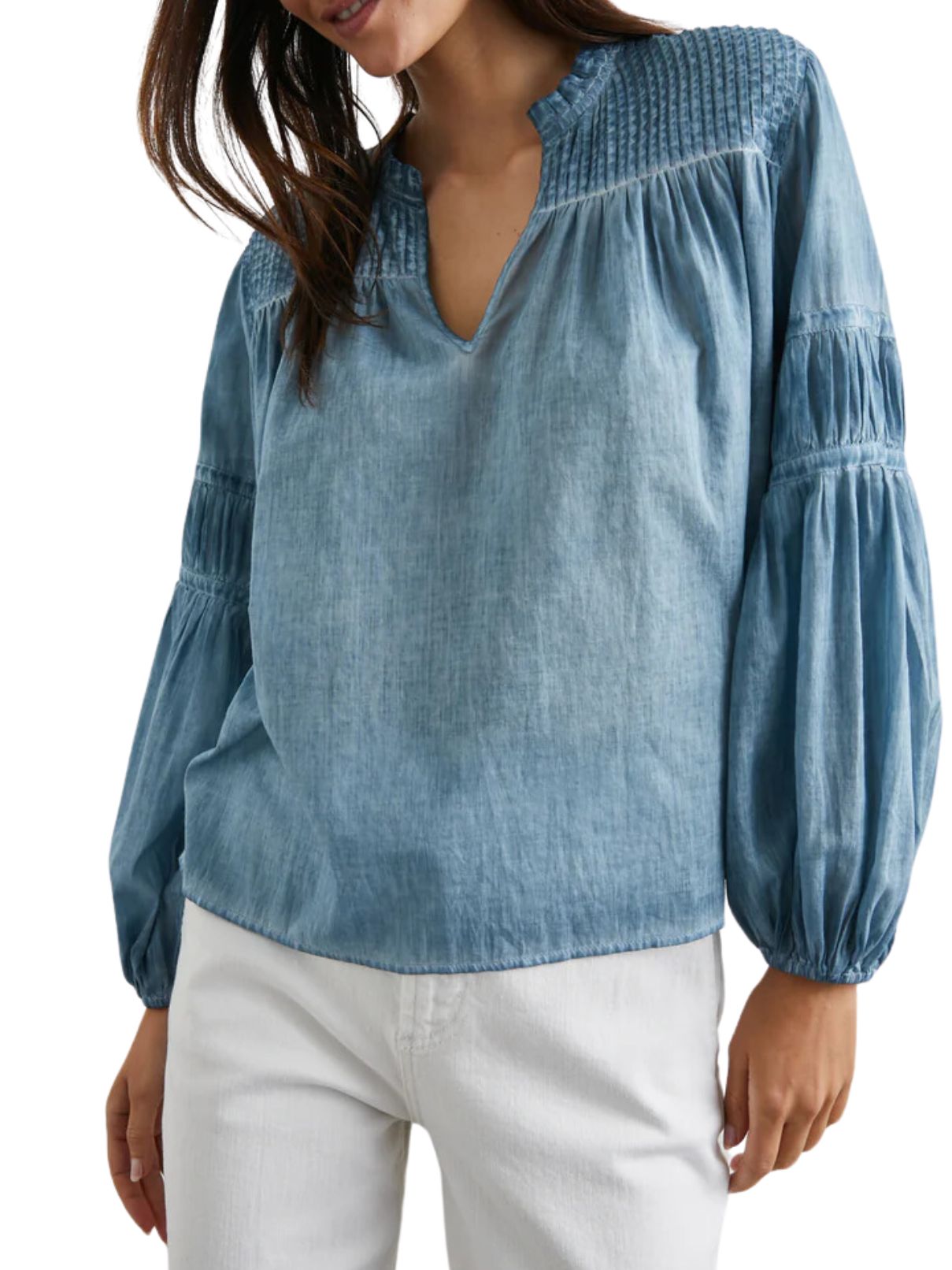 Rails Marli Top in Faded Blue