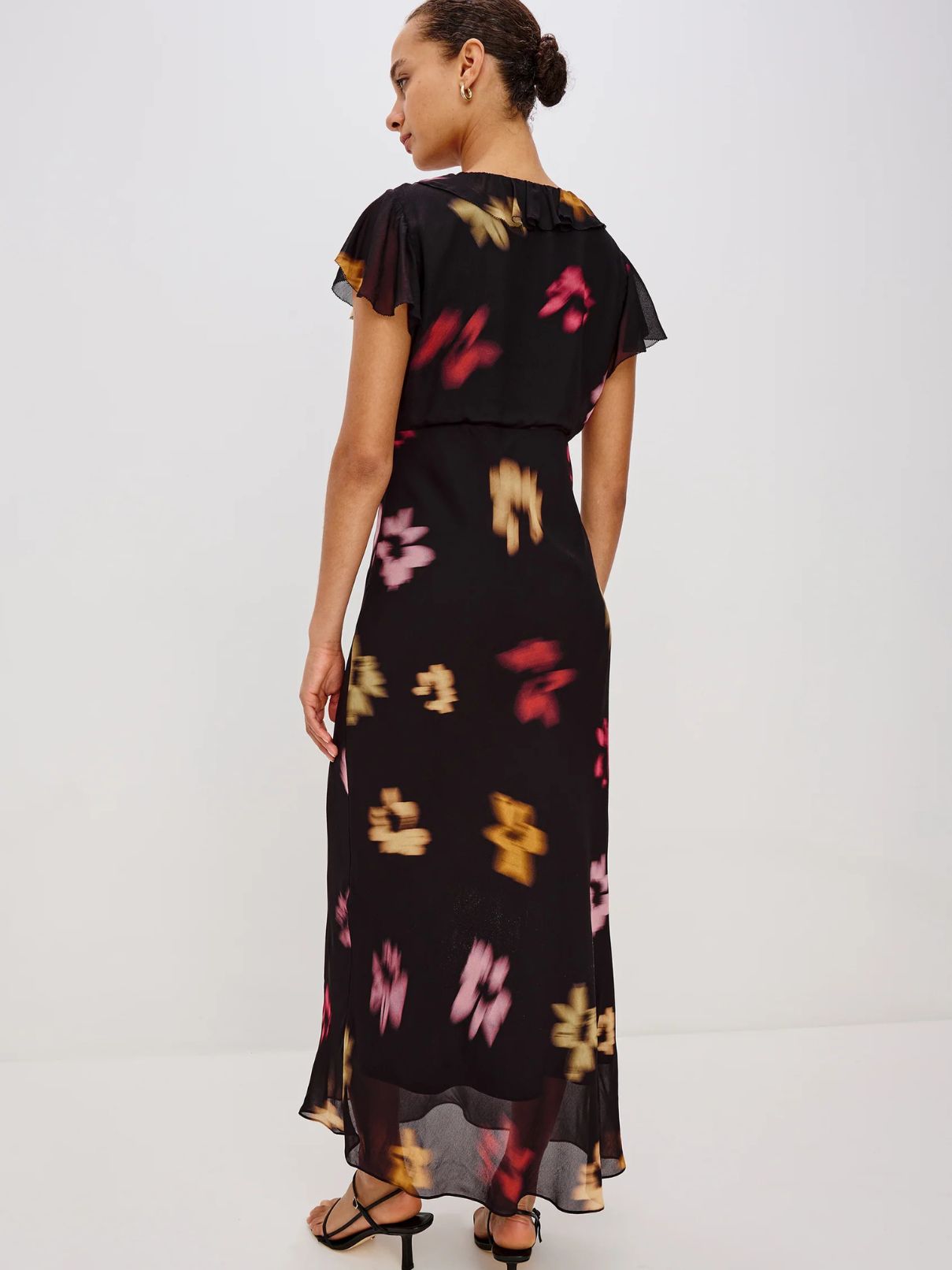 Rails Neela Dress in Onyx Blurred Floral