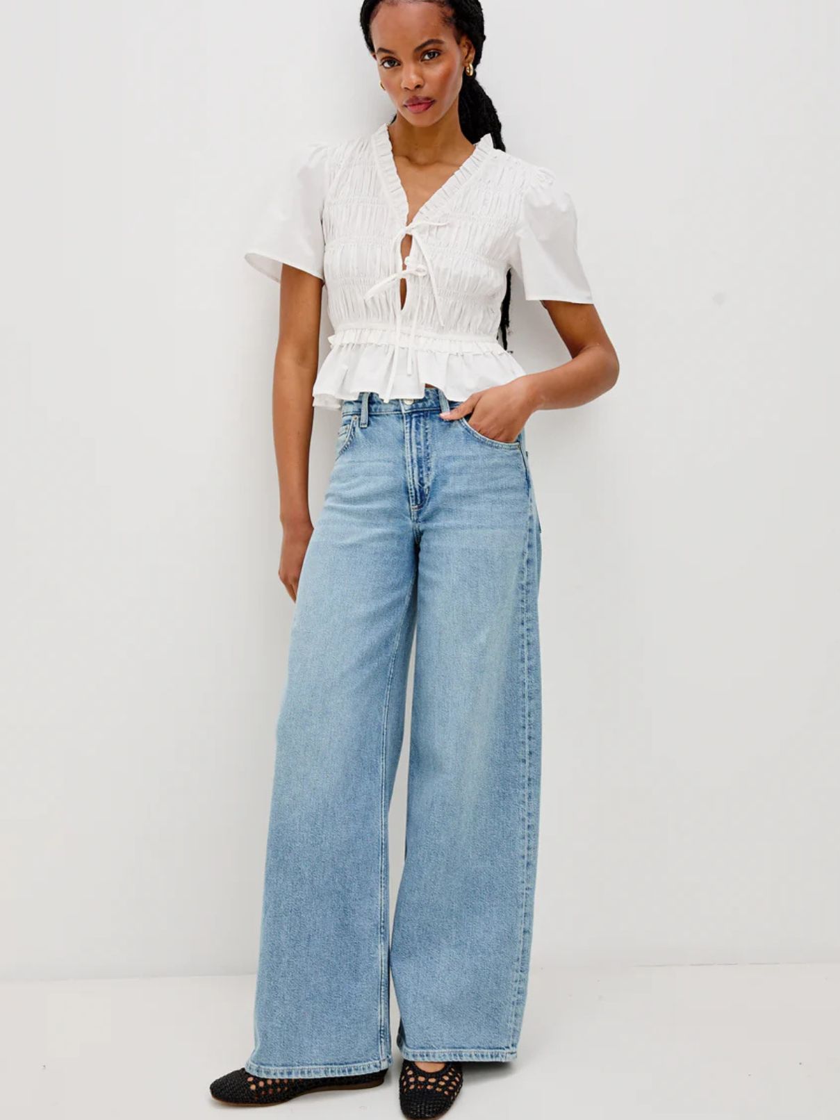 Rails Portia Blouse in White