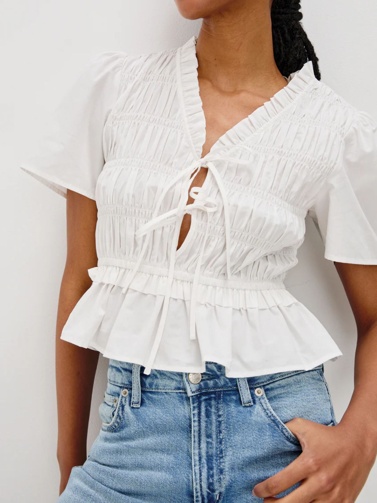 Rails Portia Blouse in White