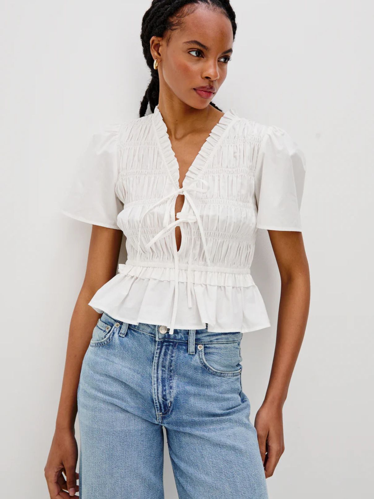 Rails Portia Blouse in White