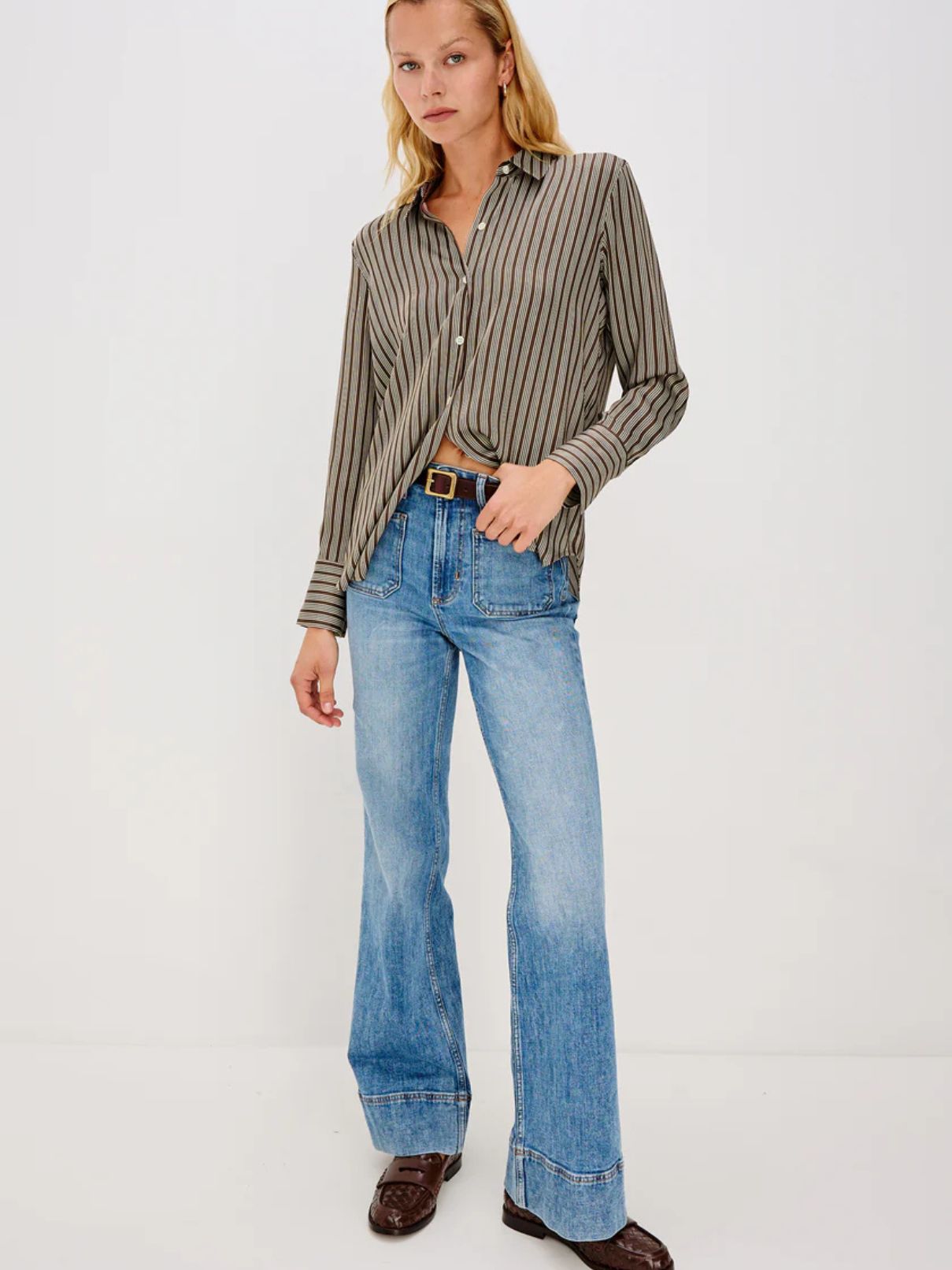 Rails Saige Shirt in Isle Stripe