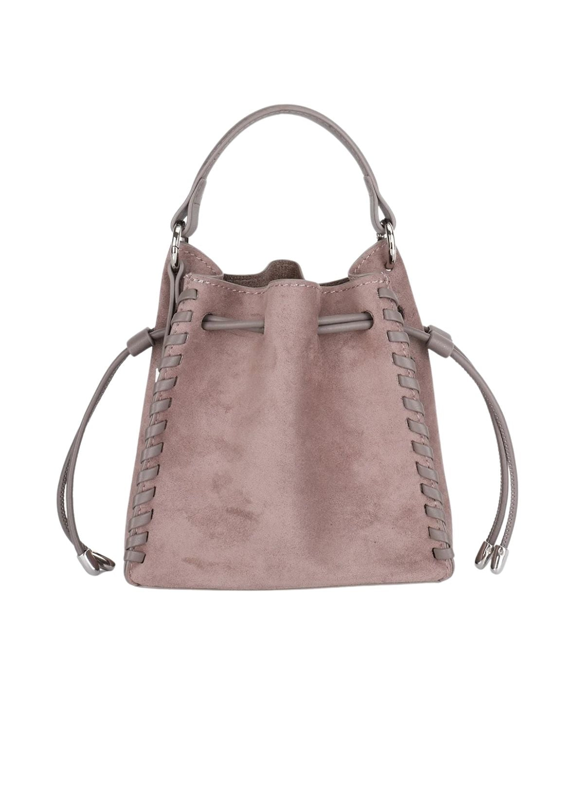 Remi & Reid Fallon Mini Faux Suede Bag – Taupe