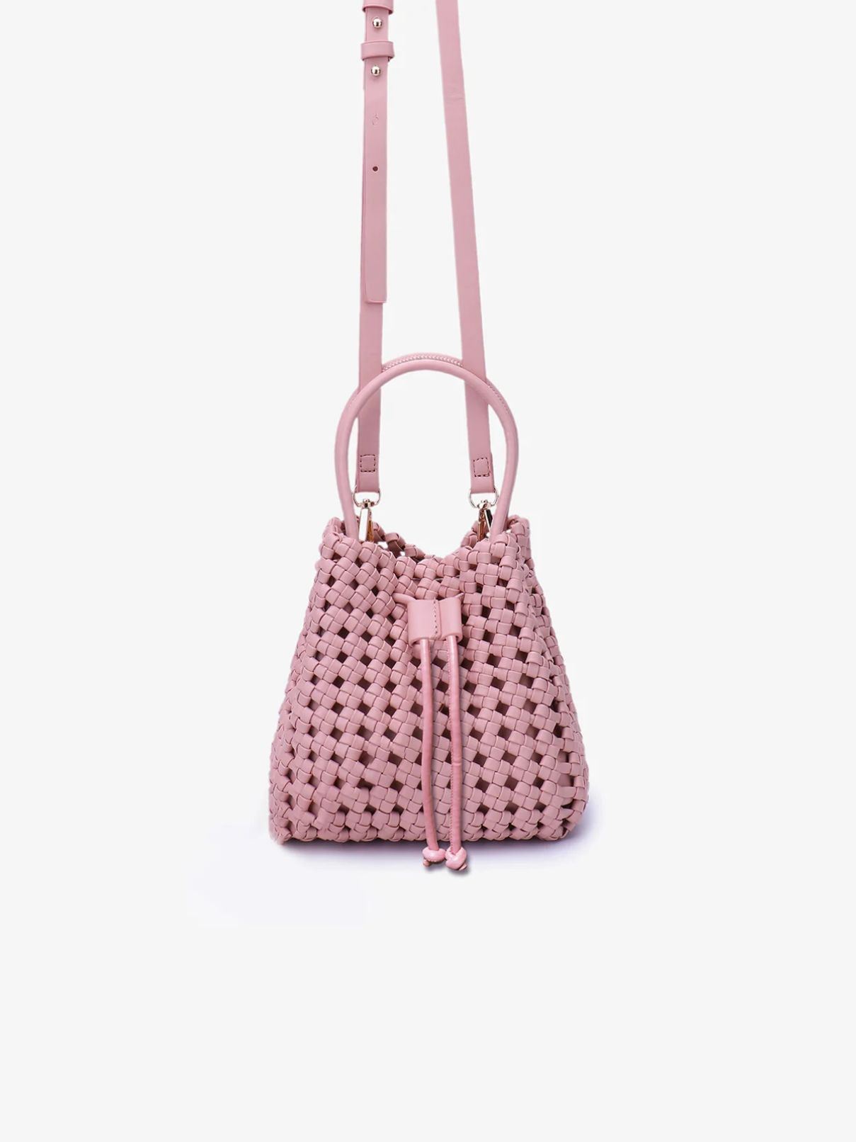 Remi/Reid Perrie Bucket Mini Woven in Ballet Pink