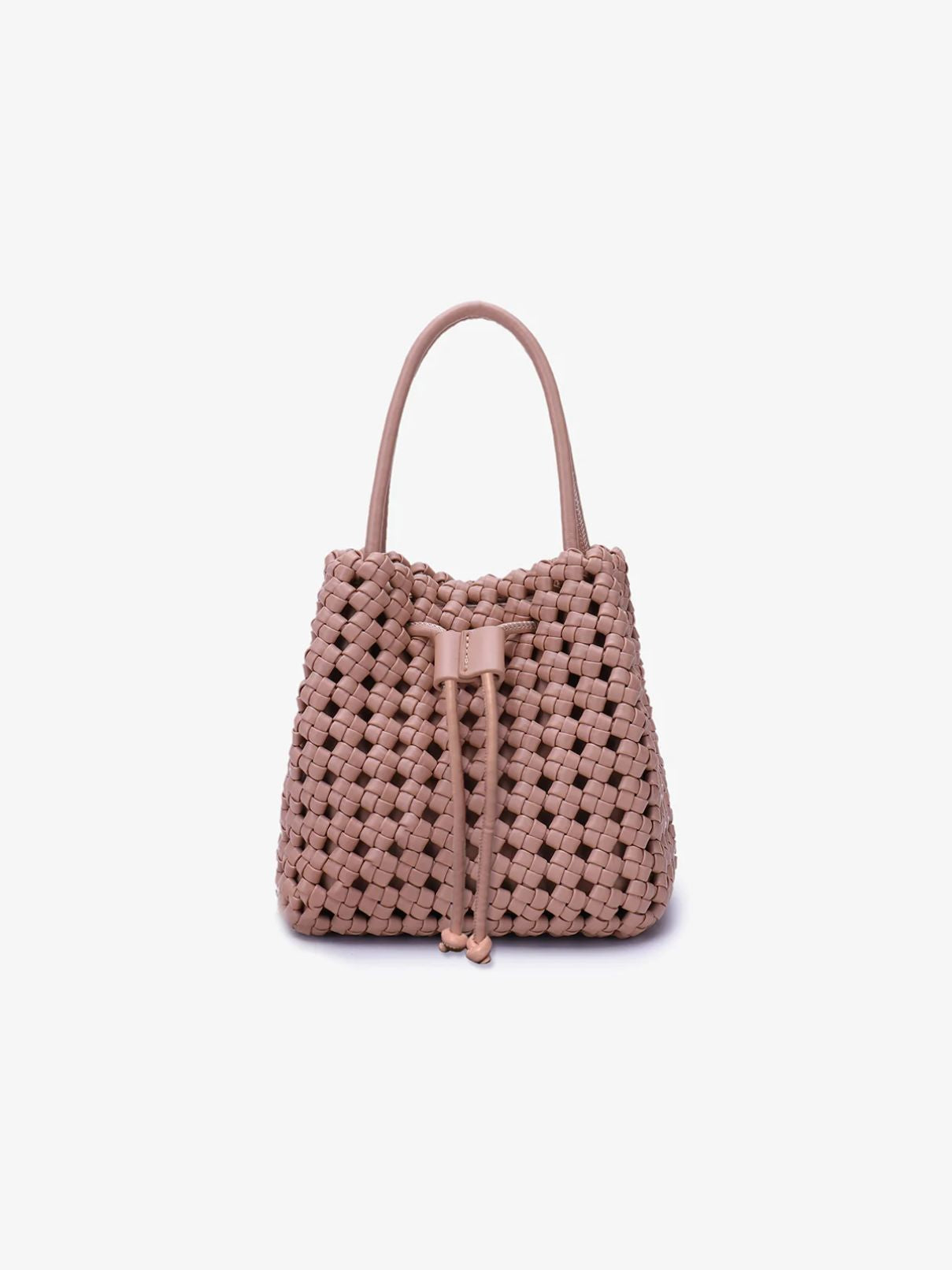 Remi/Reid Perrie Bucket Mini Woven in Lt Tan