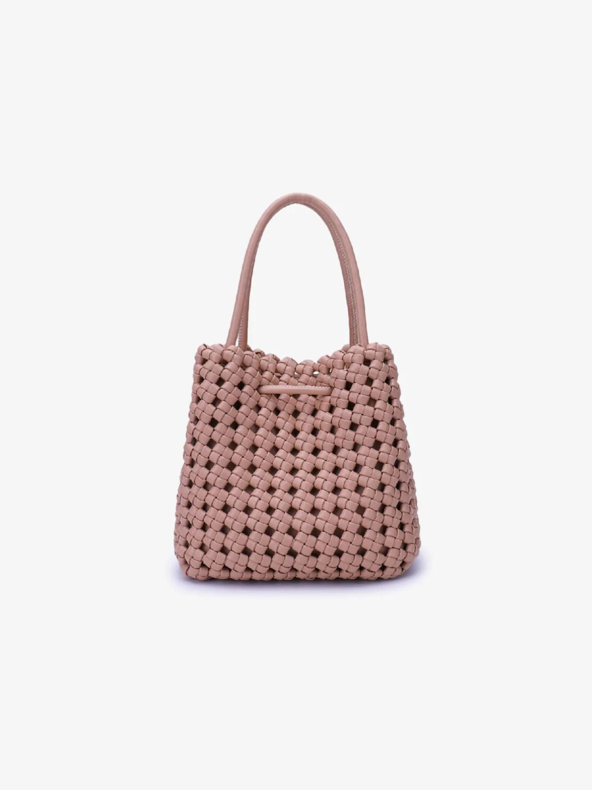 Remi/Reid Perrie Bucket Mini Woven in Lt Tan