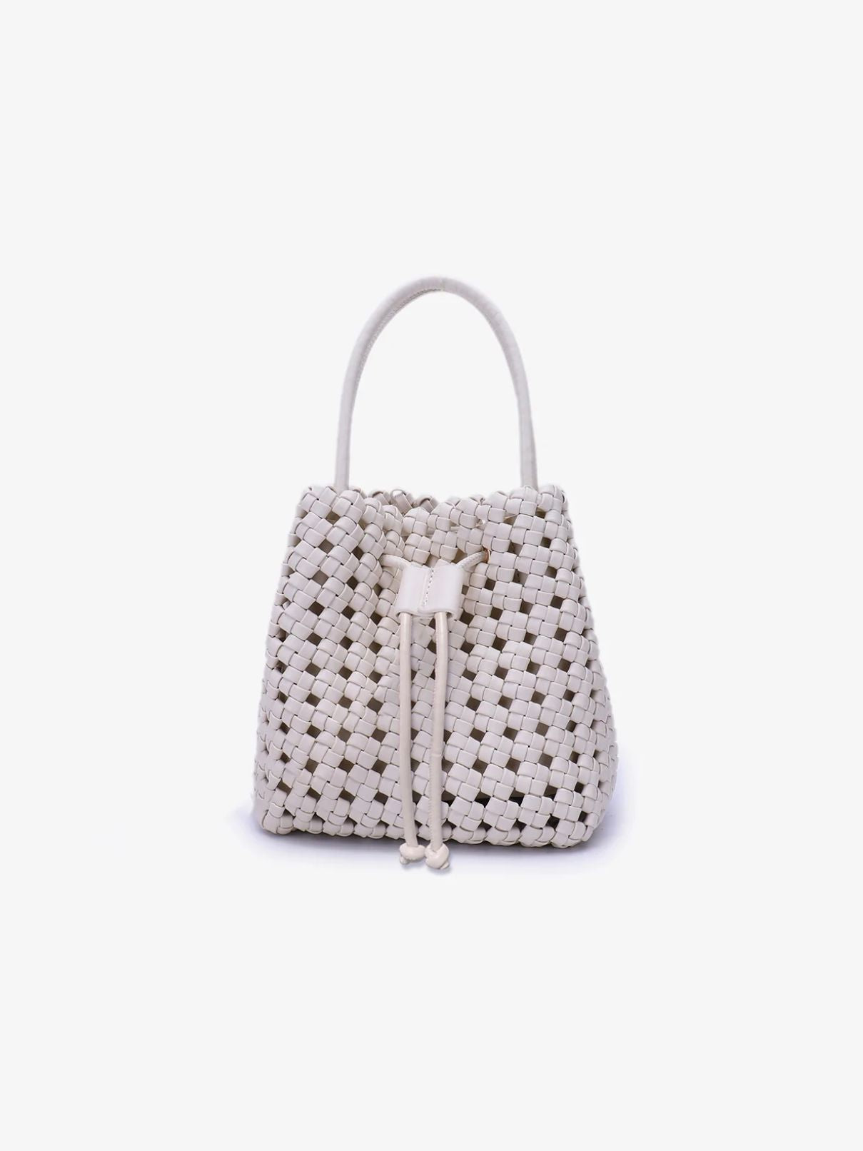 Remi/Reid Perrie Bucket Mini Woven in Off White