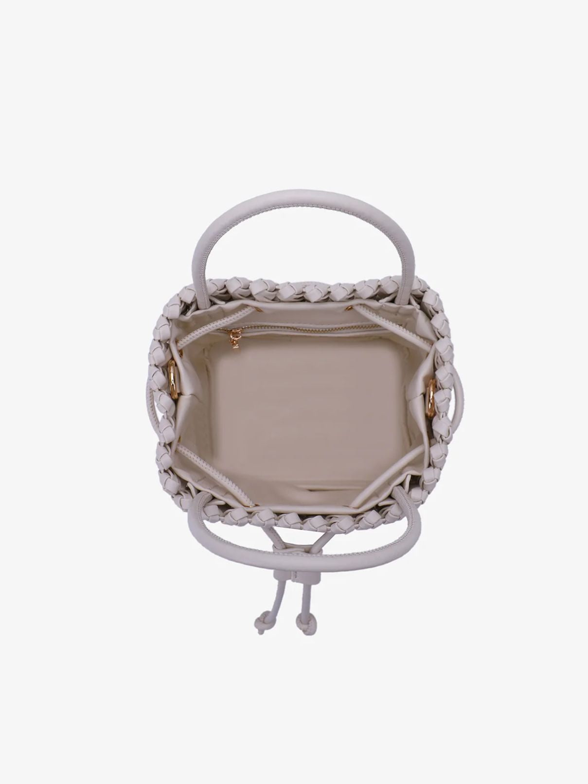 Remi/Reid Perrie Bucket Mini Woven in Off White
