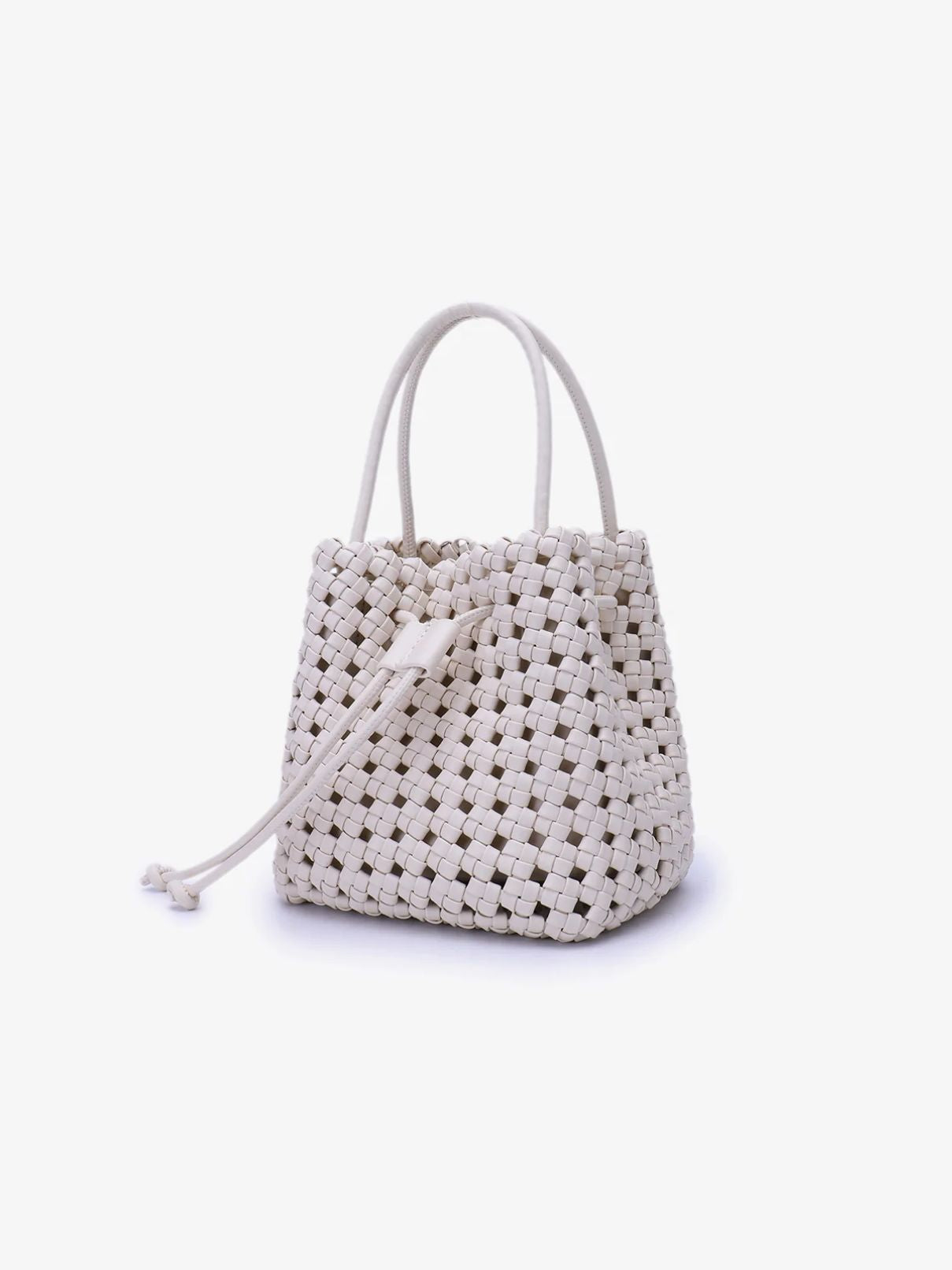 Remi/Reid Perrie Bucket Mini Woven in Off White