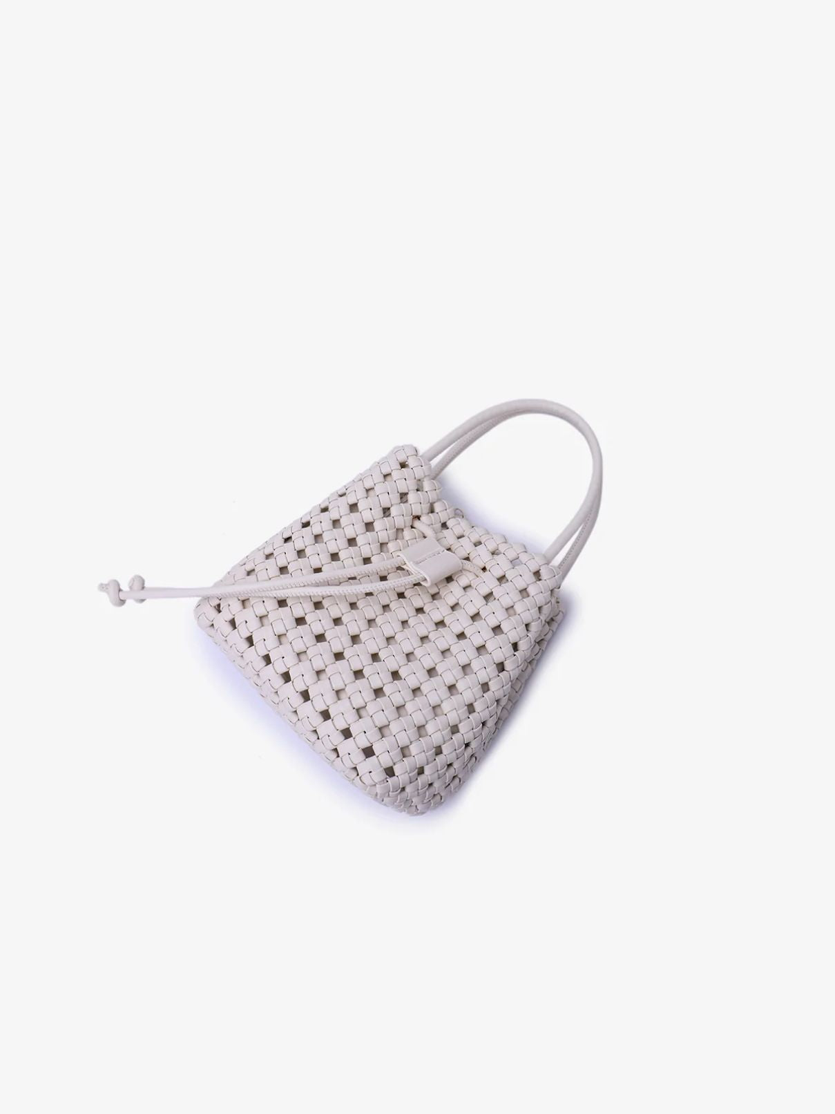 Remi/Reid Perrie Bucket Mini Woven in Off White