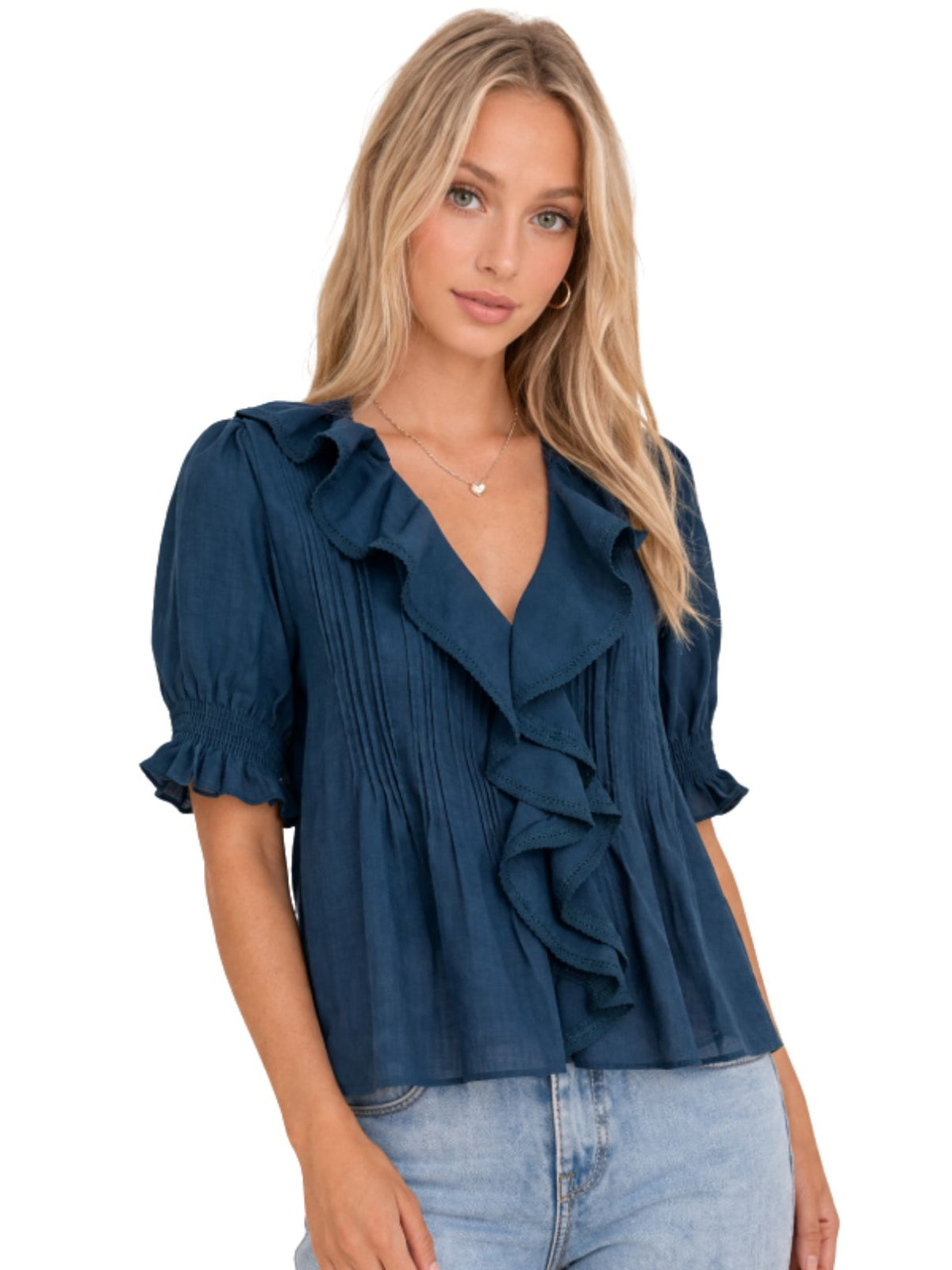 Reset by Jane Clover Top in Blueberry