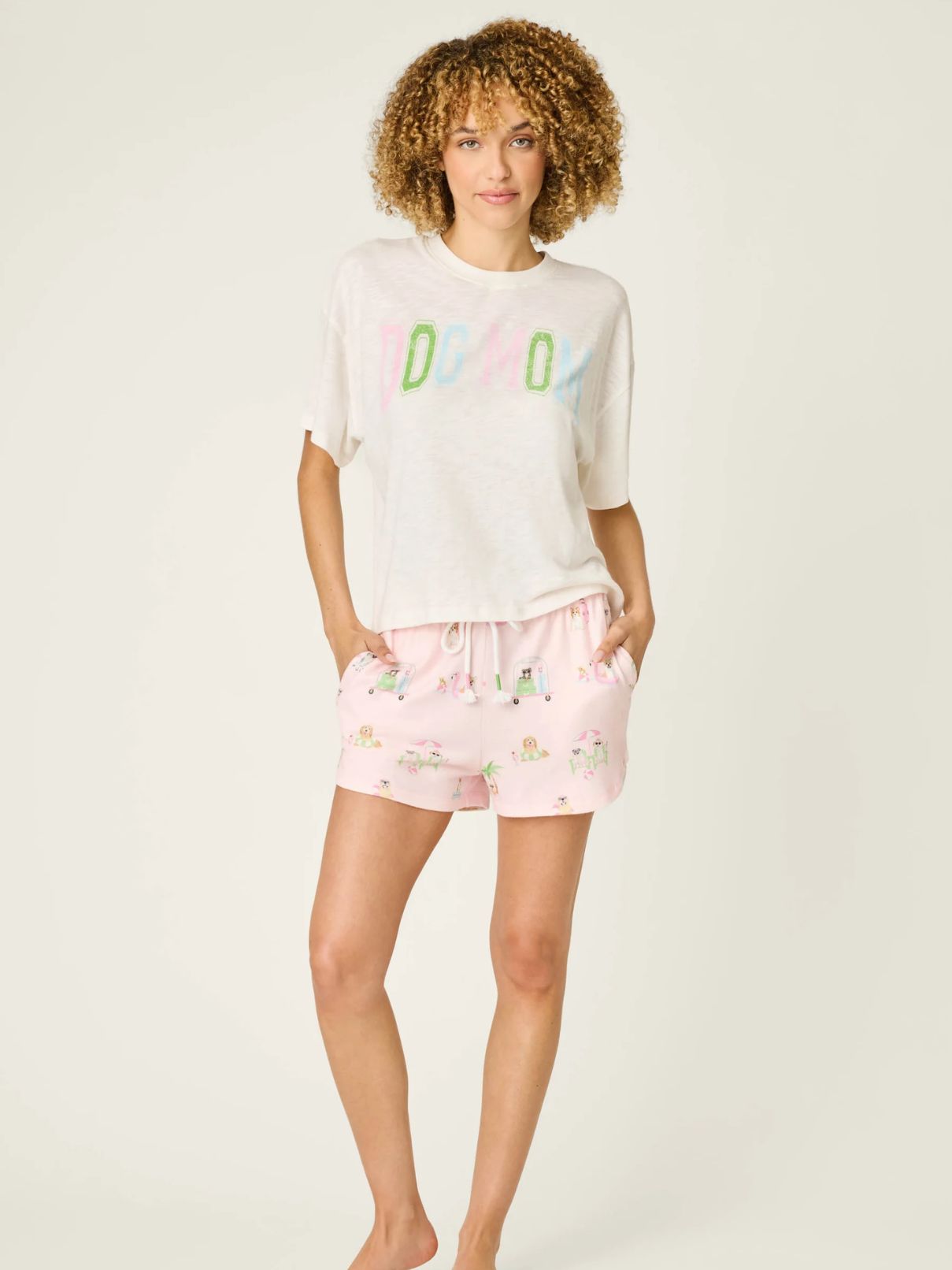 PJ Salvage S/S Tee Pupcation Palms