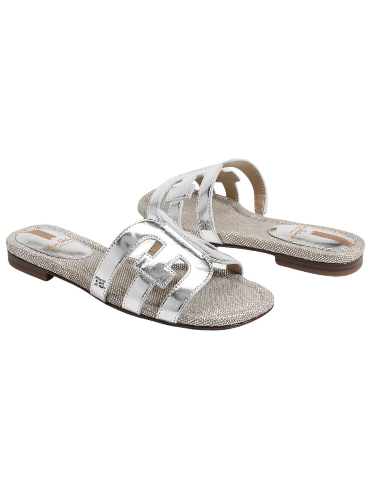 Sam Edelman Bay Sandal in Silver/Silver