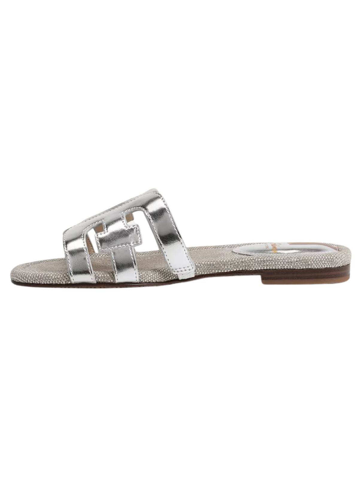 Sam Edelman Bay Sandal in Silver/Silver