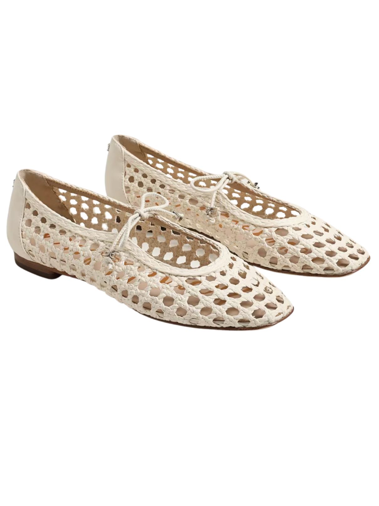 Sam Edelman Marcie Flat in Ivory Weave