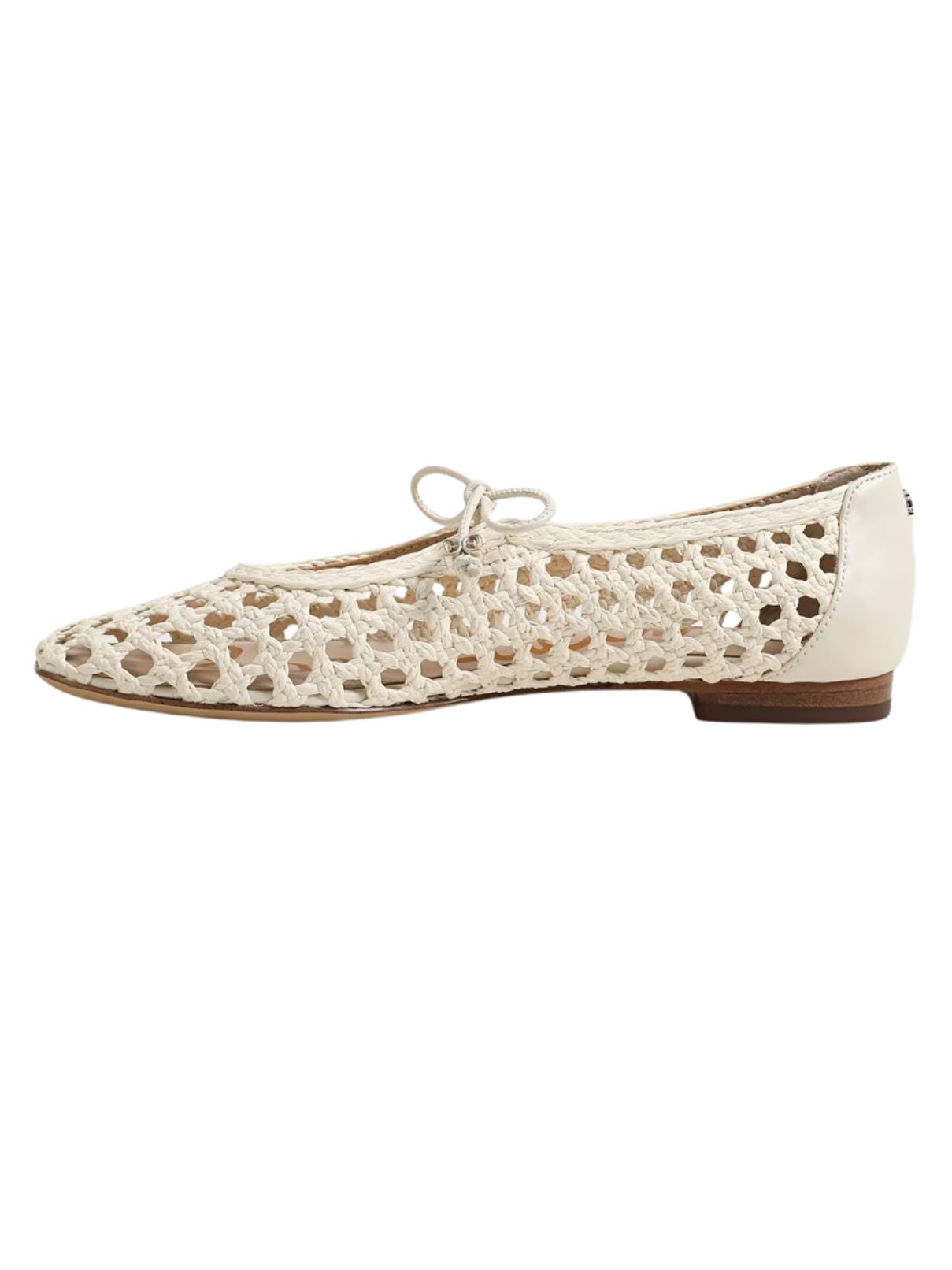 Sam Edelman Marcie Flat in Ivory Weave