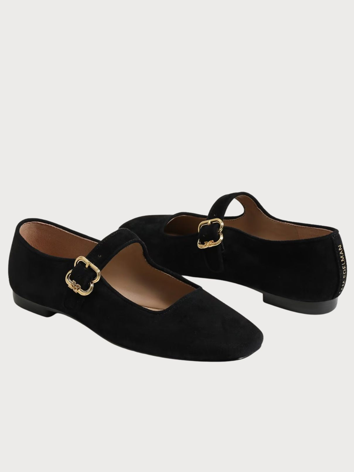 Sam Edelman Michaela Flat Black Suede