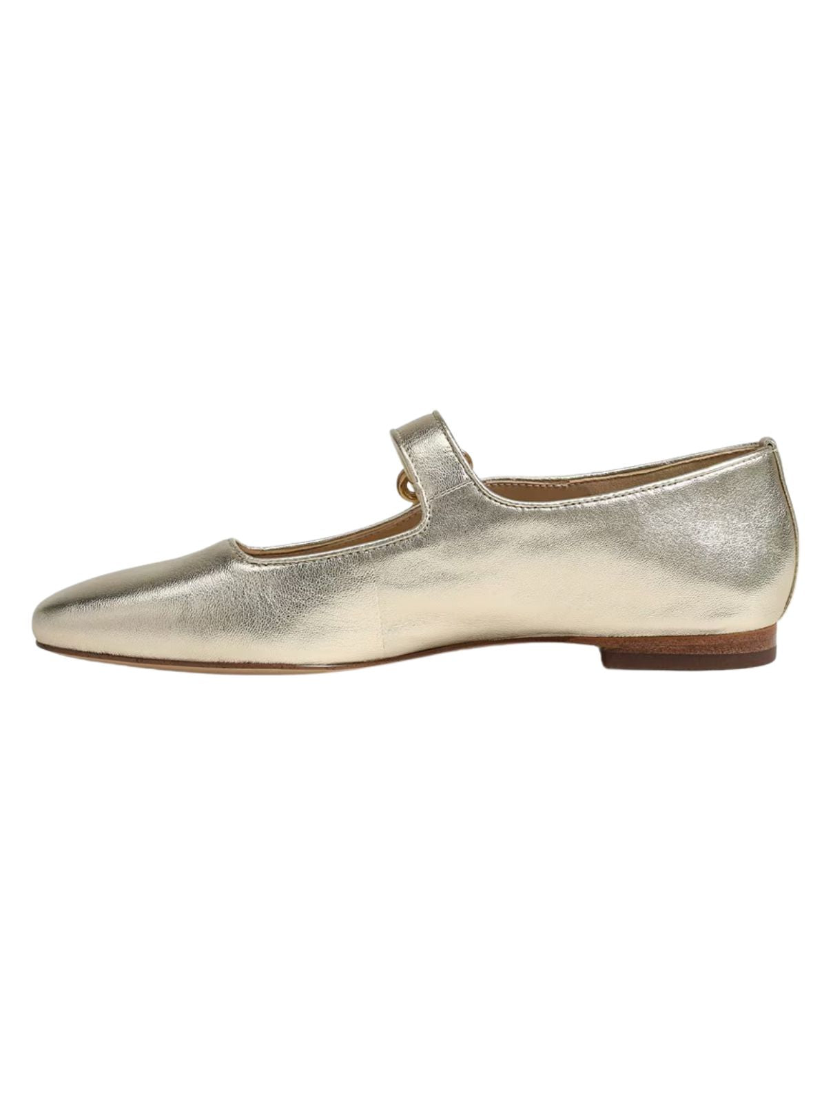Sam Edelman Michaela Flat in Goldleaf Leather