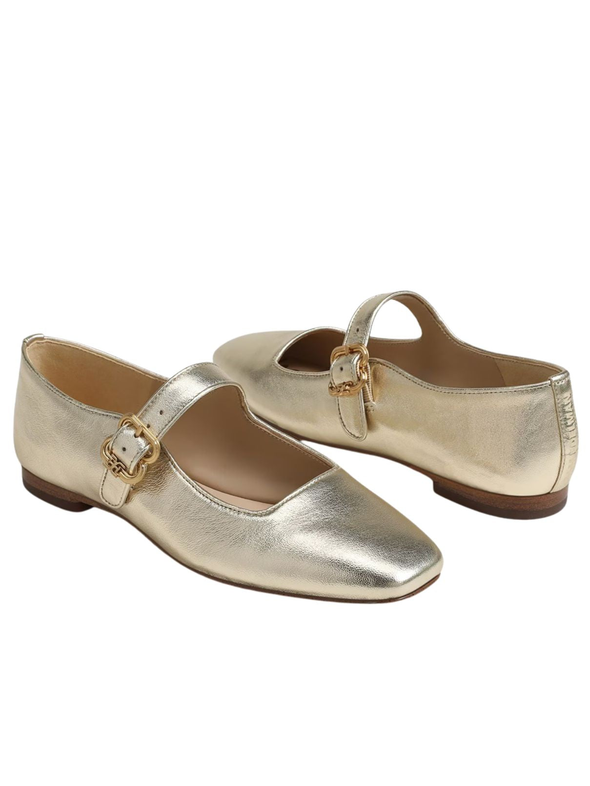 Sam Edelman Michaela Mary Jane Flat – Gold Leaf