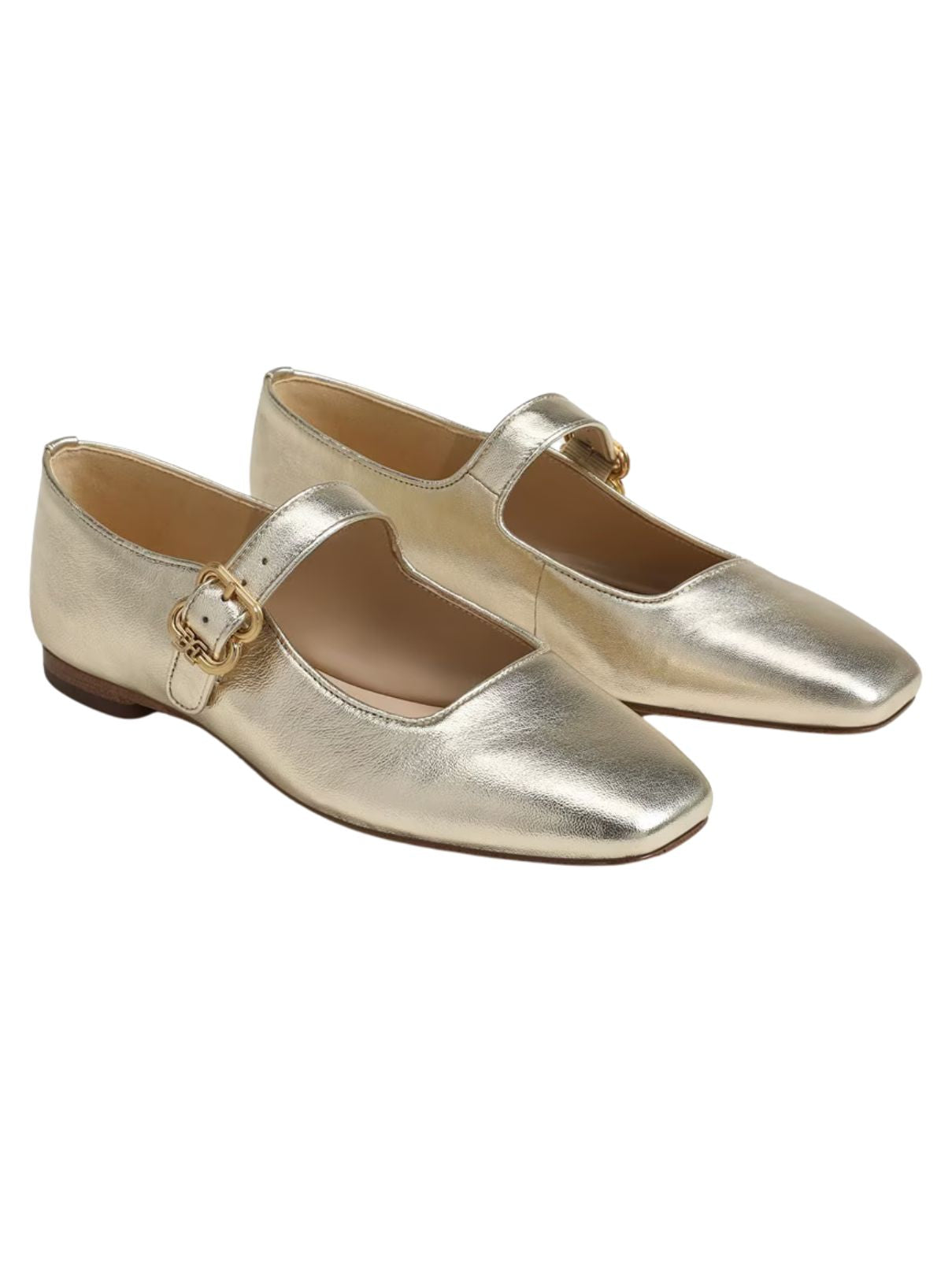 Sam Edelman Michaela Mary Jane Flat – Gold Leaf