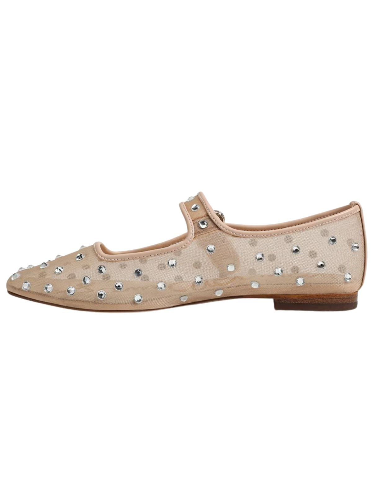 Sam Edelman Michaela Shine Flat in Vintage Pink Mesh