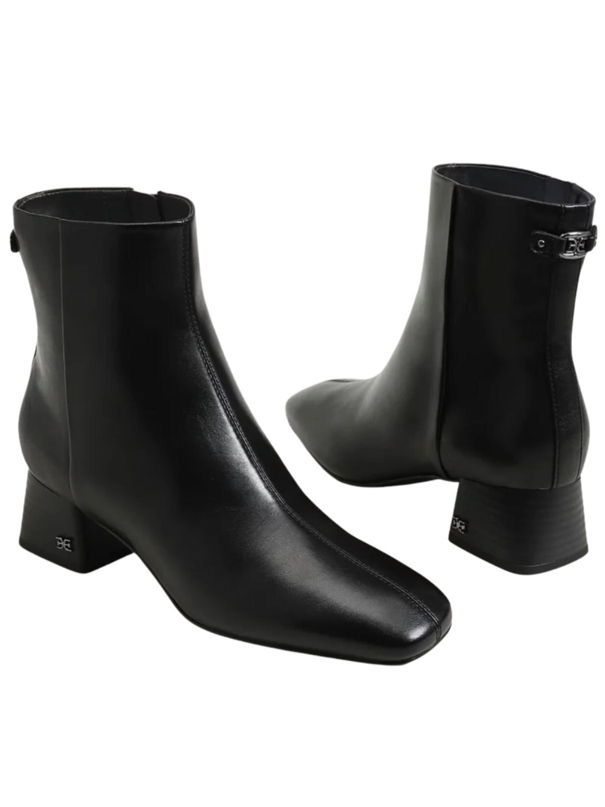 Sam Edelman Paige Ankle Bootie in Black Leather
