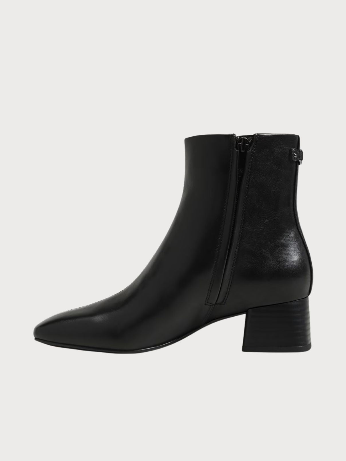 Sam Edelman Paige Ankle Bootie in Black Leather