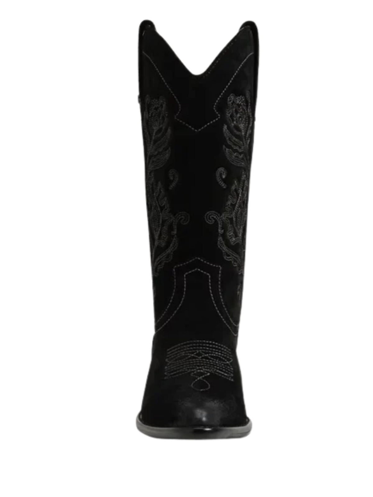 Sam Edelman Rue Suede Cowboy Boots in Black