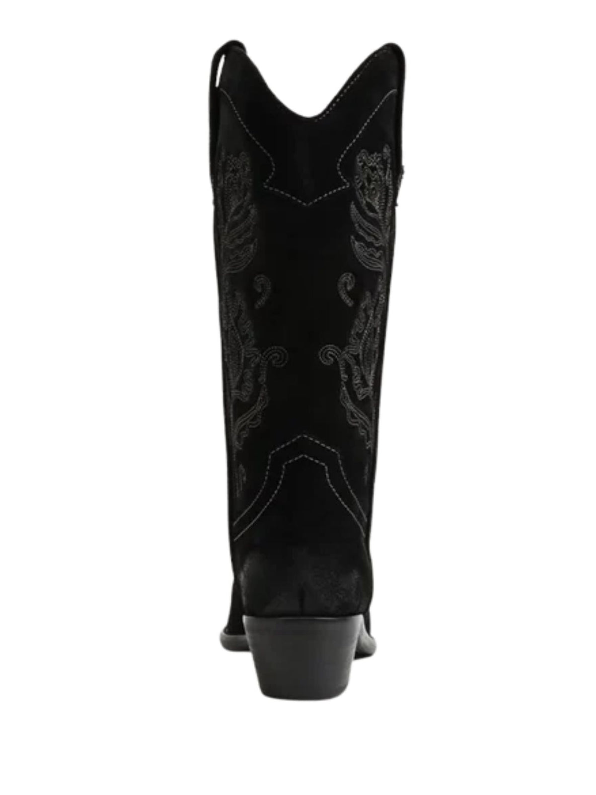 Sam Edelman Rue Suede Cowboy Boots in Black