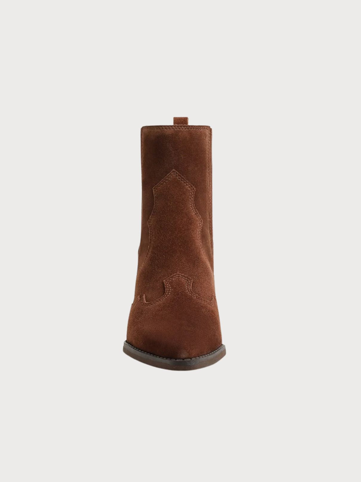 Sam Edelman West Ankle Bootie in Toffee Suede