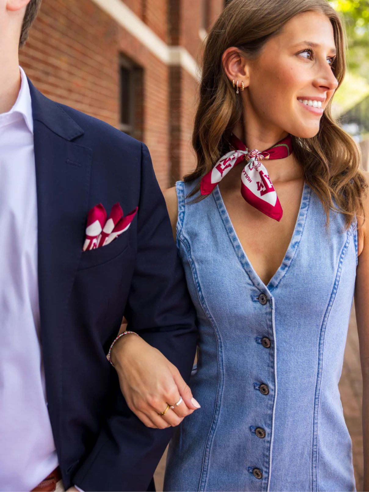 Saturday Silks Pocket Scarf Texas A&M Aggies