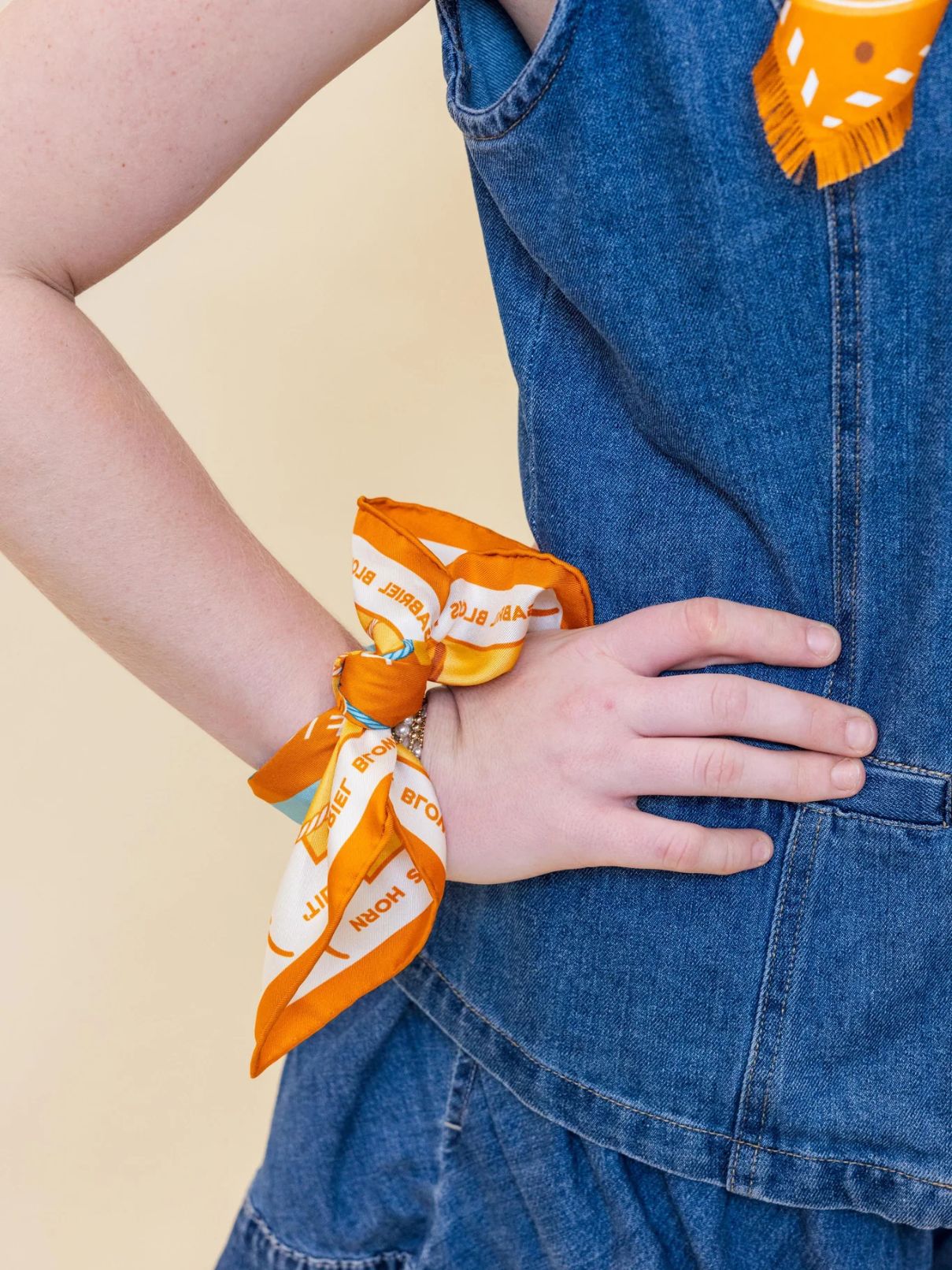 Saturday Silks Pocket Scarf Texas Longhorns