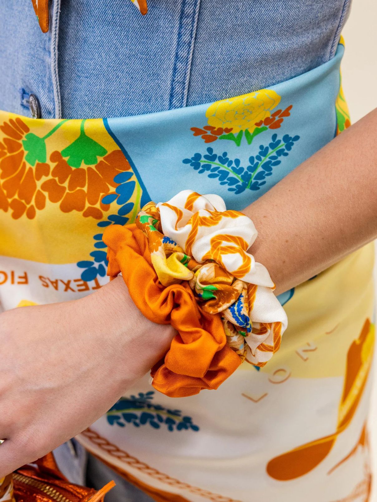 Saturday Silks Texas Longhorns Saturday Scarf