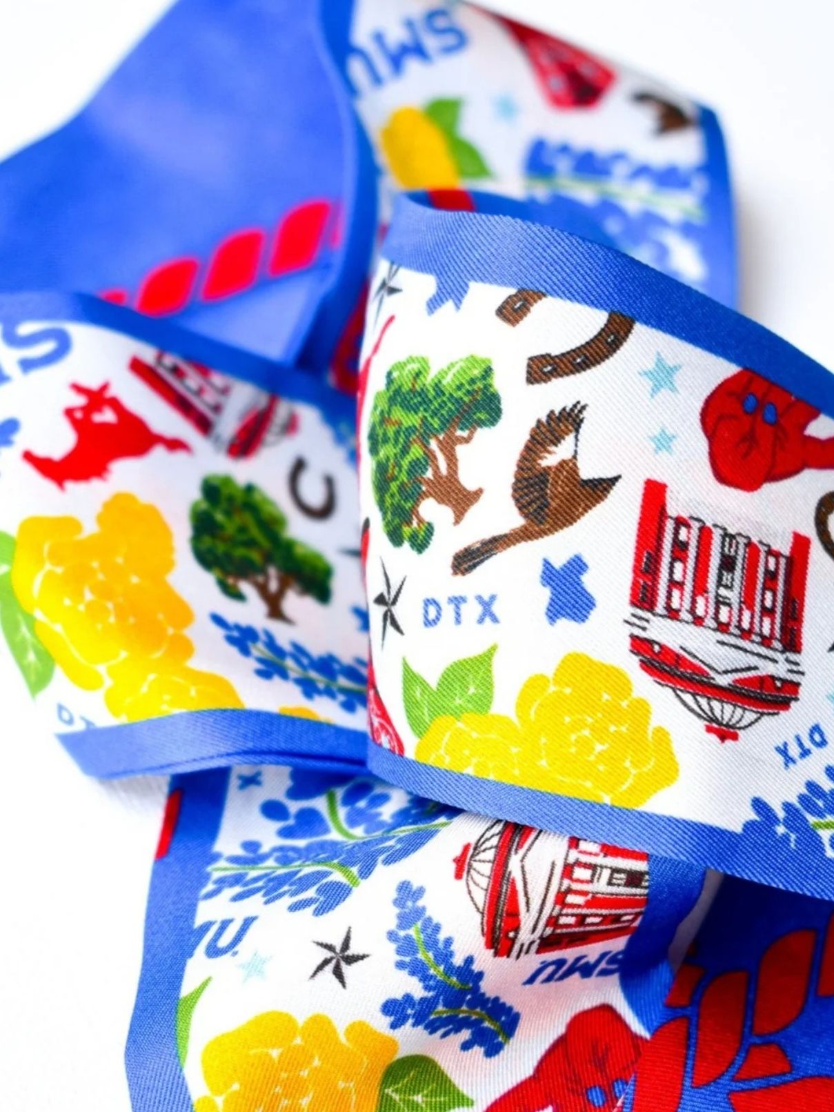 Saturday Skinny SMU Mustangs Skinny Scarf