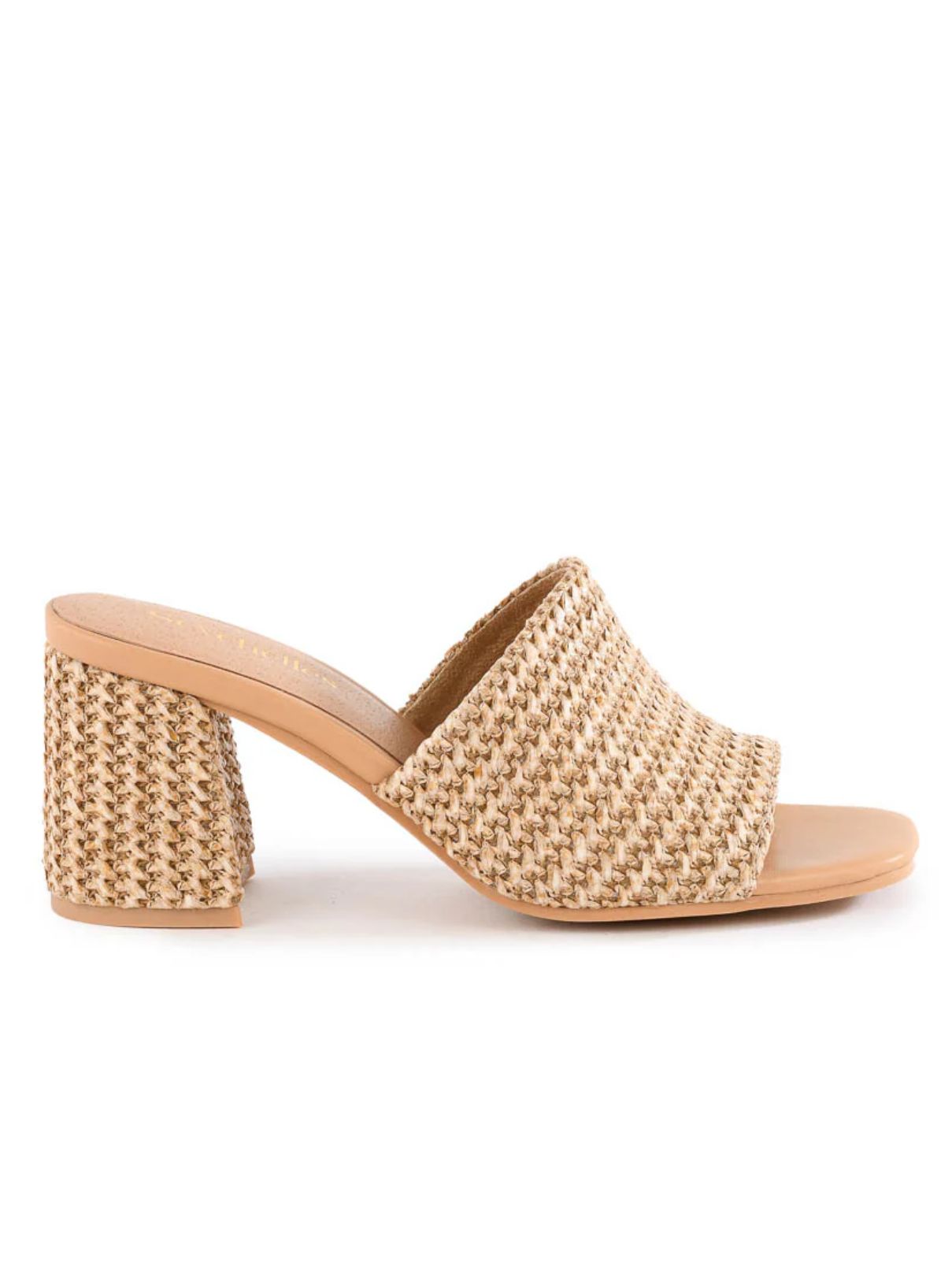 Seychelle Adapt III Heel in Mixed Natural Raffia