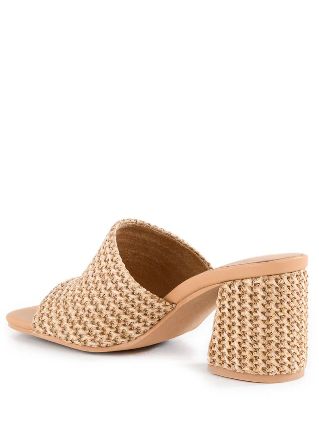 Seychelle Adapt III Heel in Mixed Natural Raffia