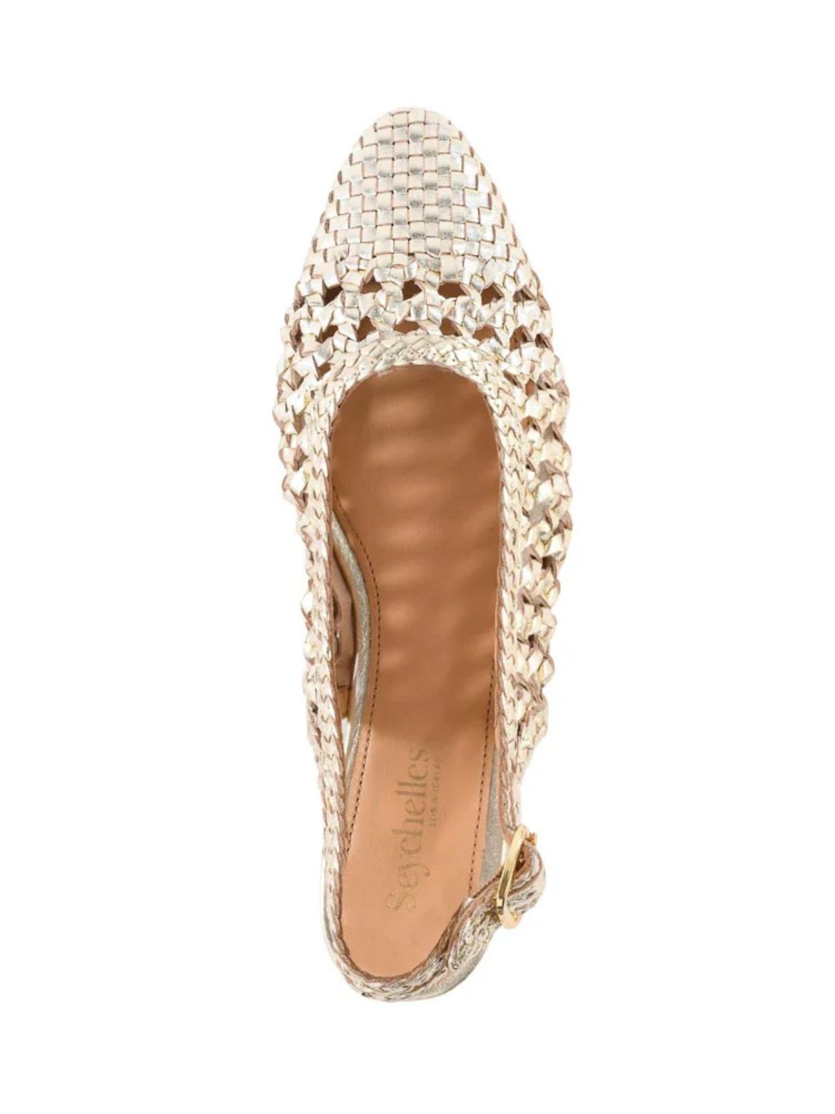 Seychelles Avalon Flat Leather Metallic