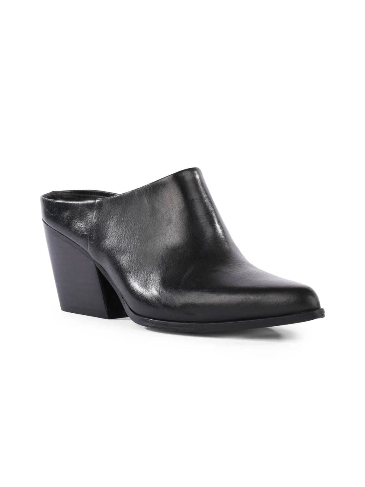 Seychelles Morning Joe Mule – Black Leather