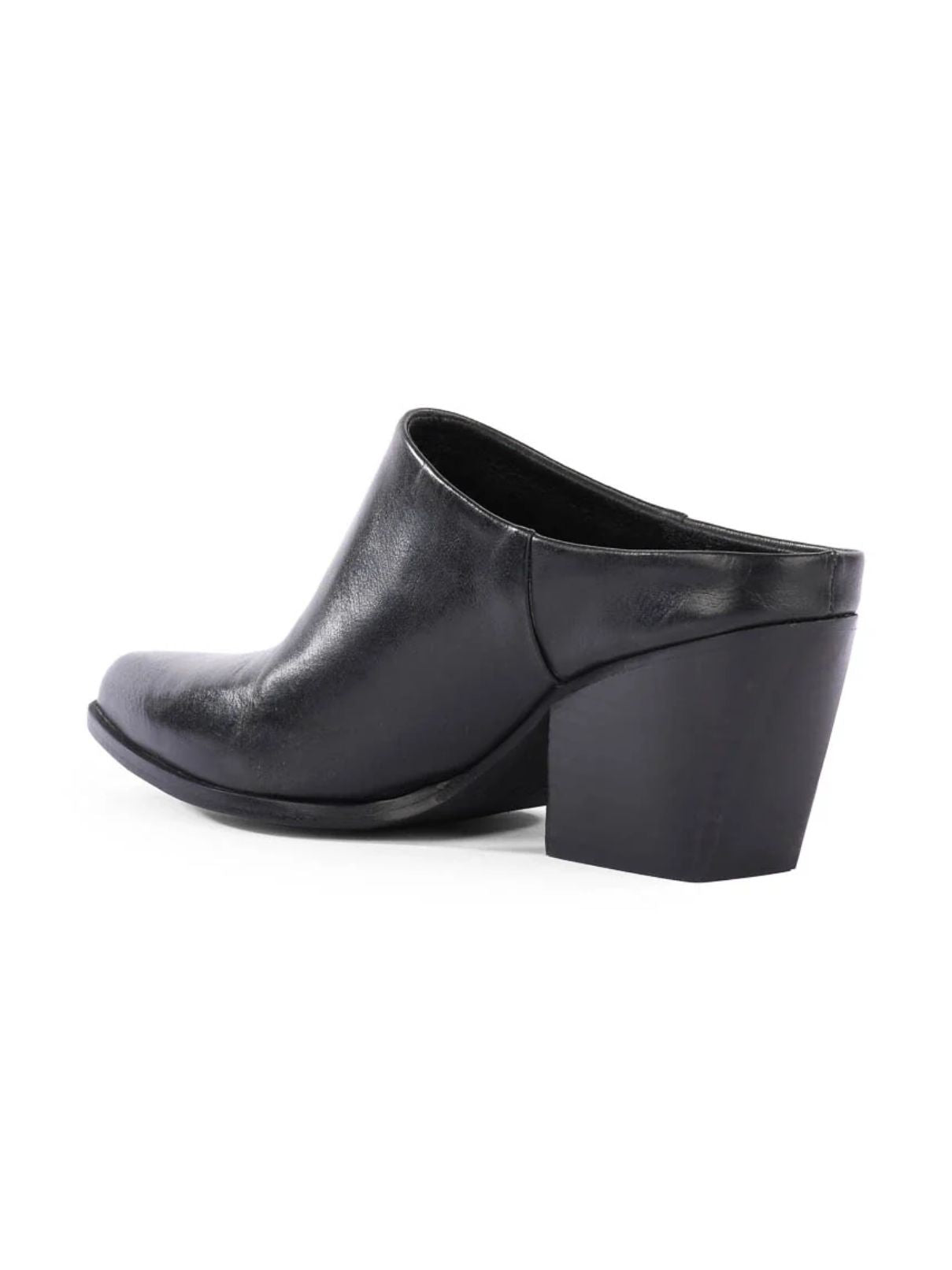 Seychelles Morning Joe Mule – Black Leather