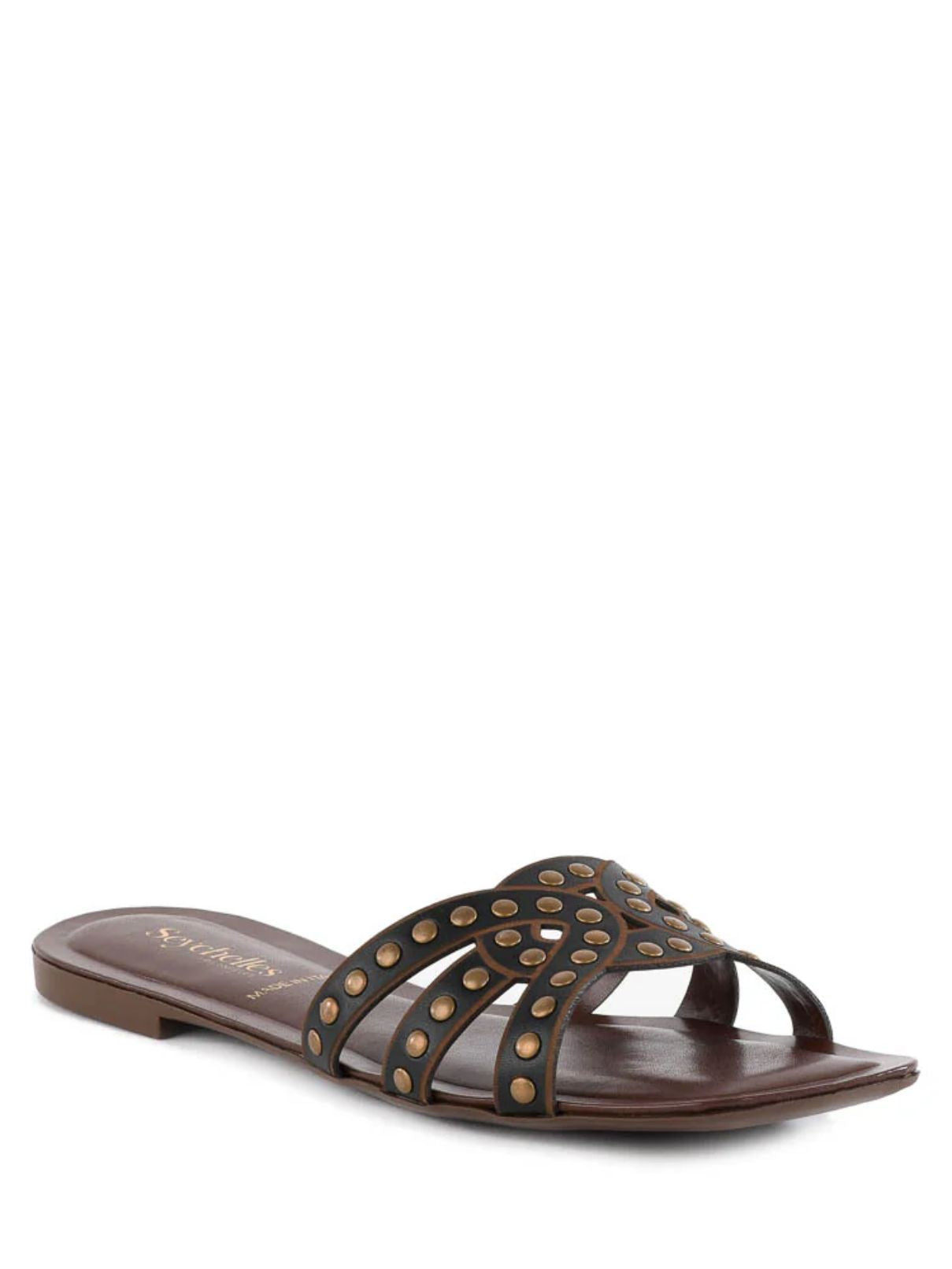 Seychelles Treasure Sandal in Black Leather