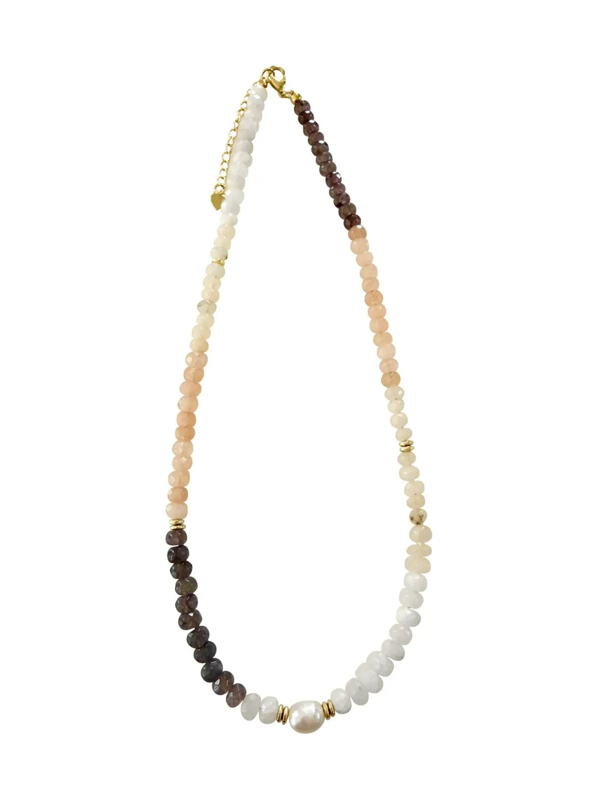 Smith Beaded Pearl Necklace in Neutral