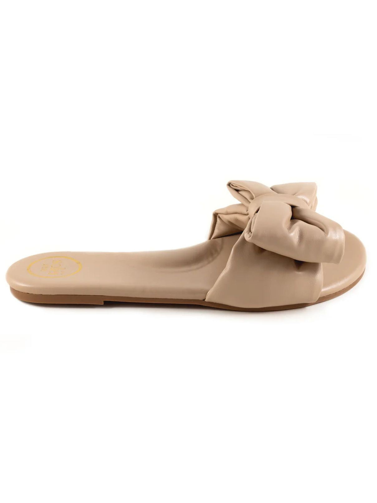 Soleil Sea Rafie Big Bow Sandal in Bistro