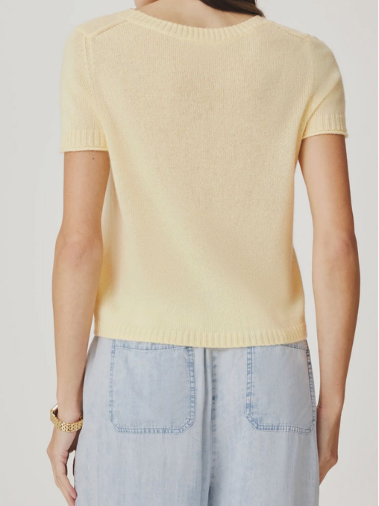 Splendid Emerson S/S Sweater in Honeysuckle