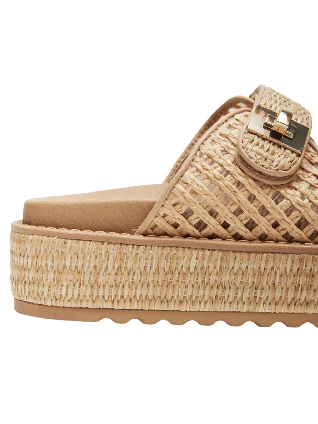 Steve Madden Bigschmona Sandal Natural Raffia