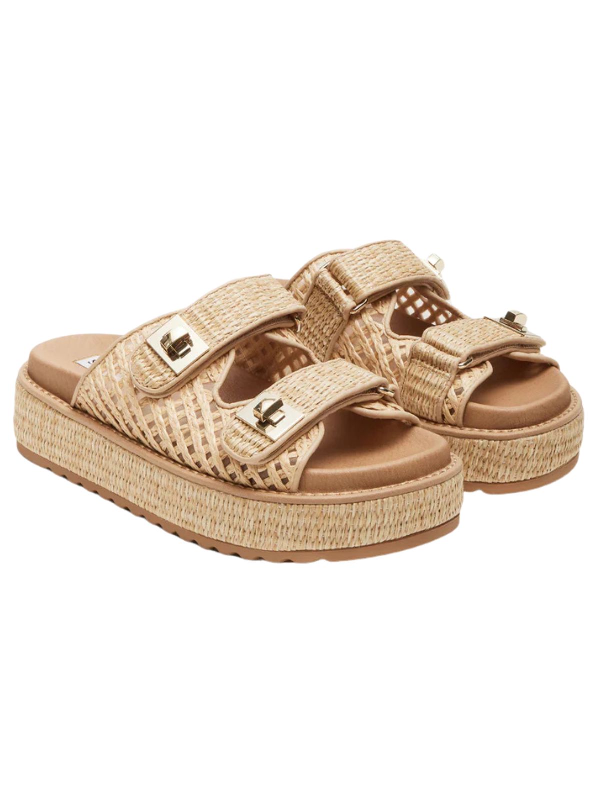 Steve Madden Bigschmona Sandal Natural Raffia