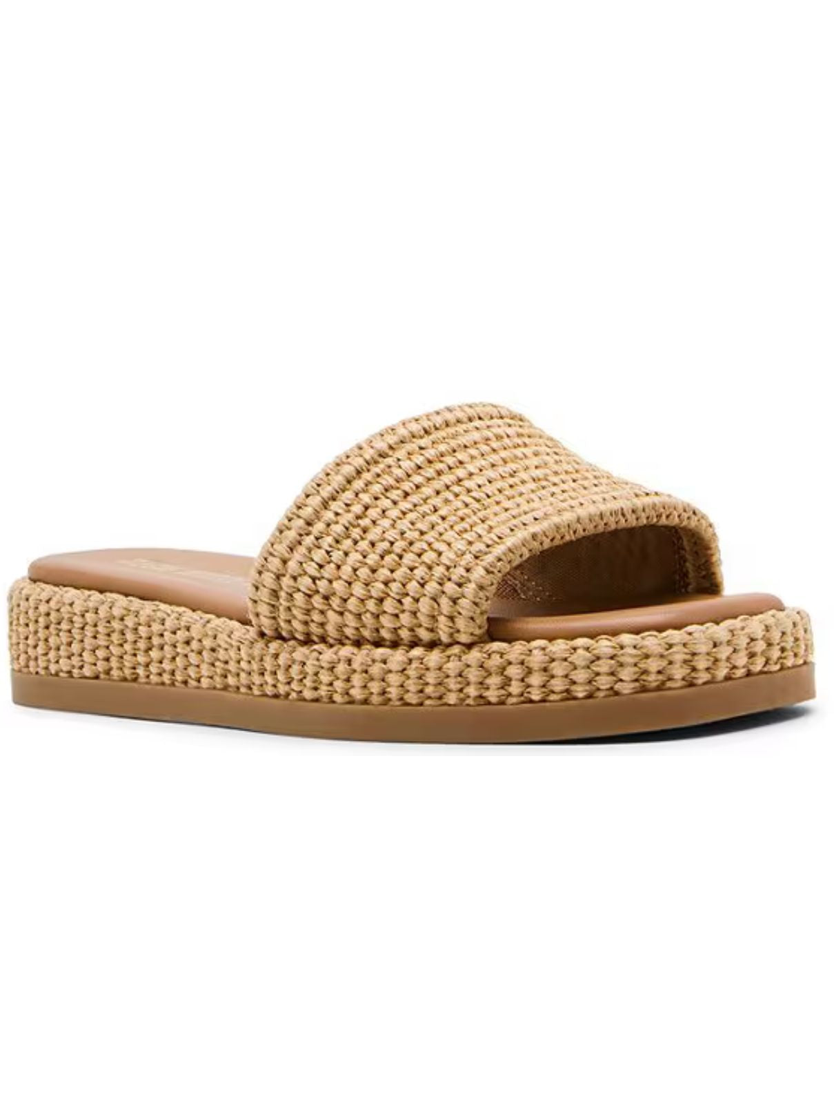 Steve Madden Boardwalk Sandal in Natural Raffia
