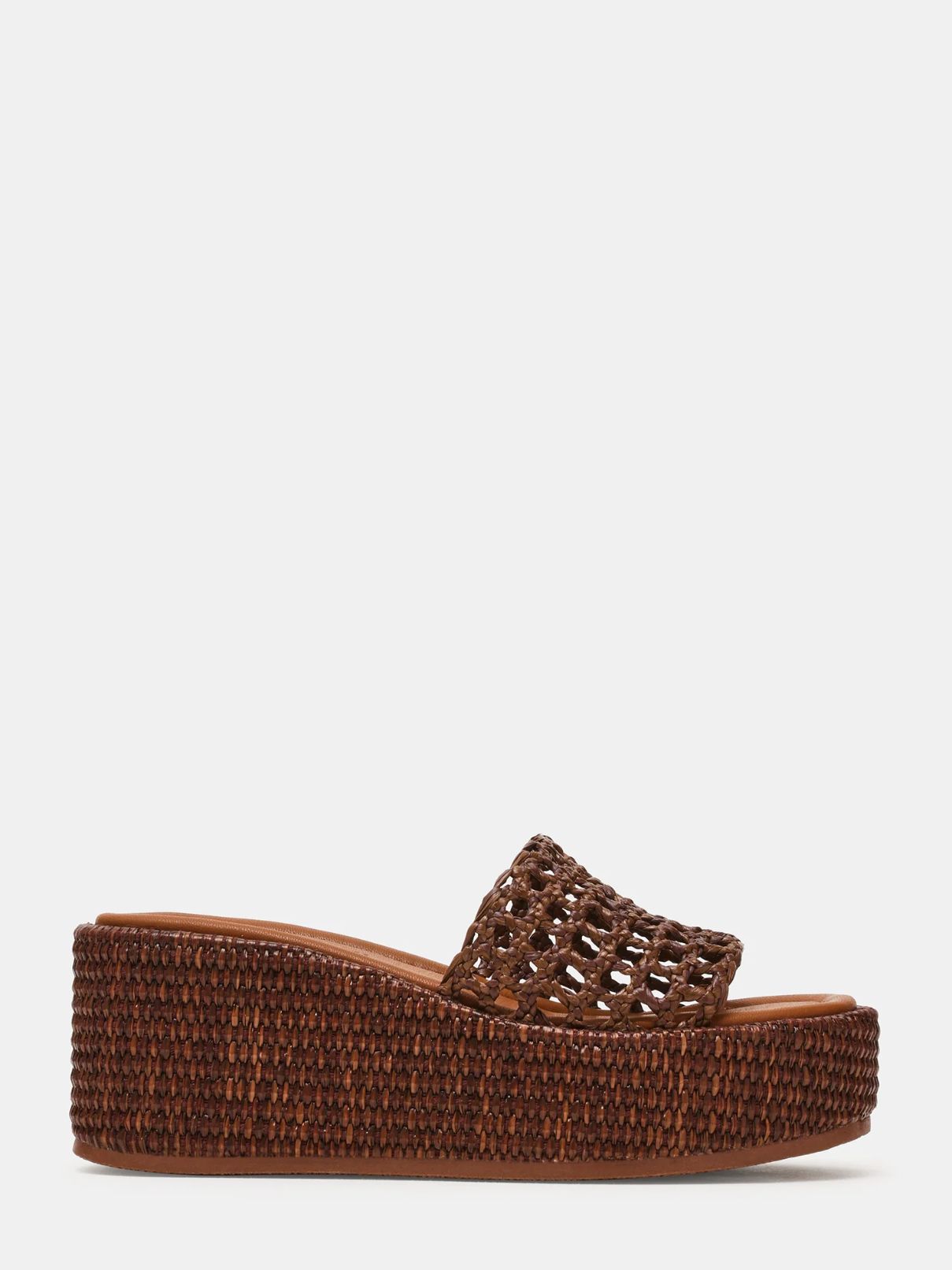 Steve Madden Brandy Platform in Brown Raffia